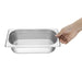 Vogue Stainless Steel 1/4 Gastronorm Tray 65mm Vogue