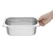 Vogue Stainless Steel 1/4 Gastronorm Tray 100mm Vogue