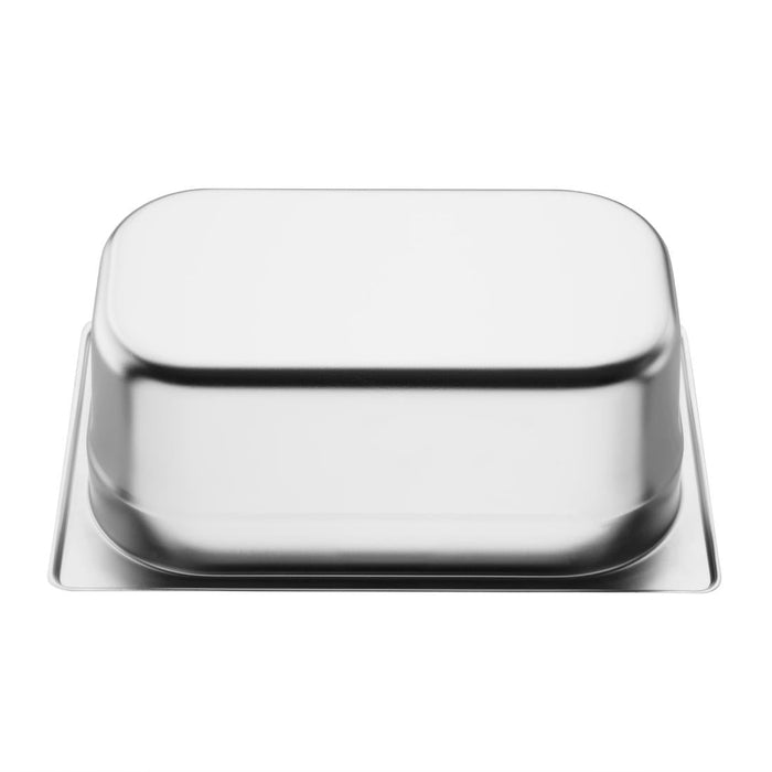 Vogue Stainless Steel 1/4 Gastronorm Tray 100mm Vogue