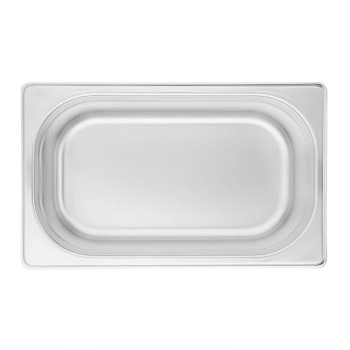 Vogue Stainless Steel 1/4 Gastronorm Tray 100mm Vogue