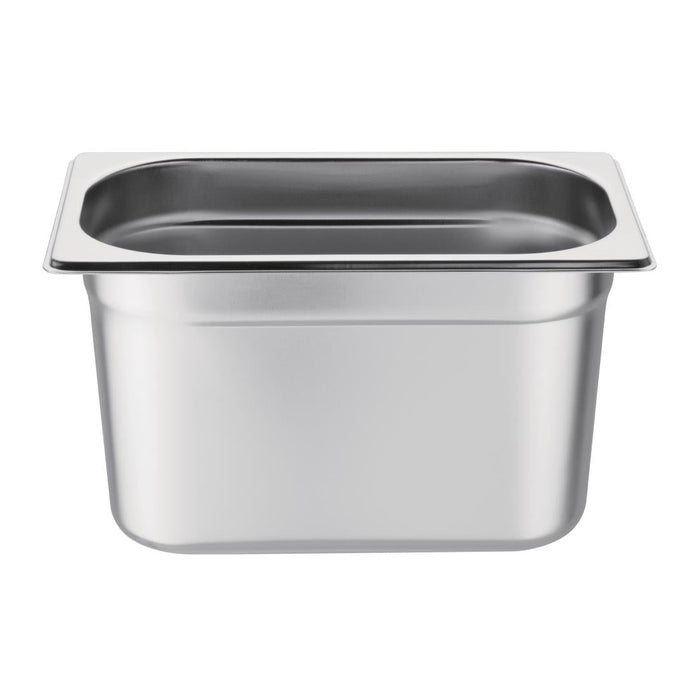 Vogue Stainless Steel 1/4 Gastronorm Tray 150mm Vogue