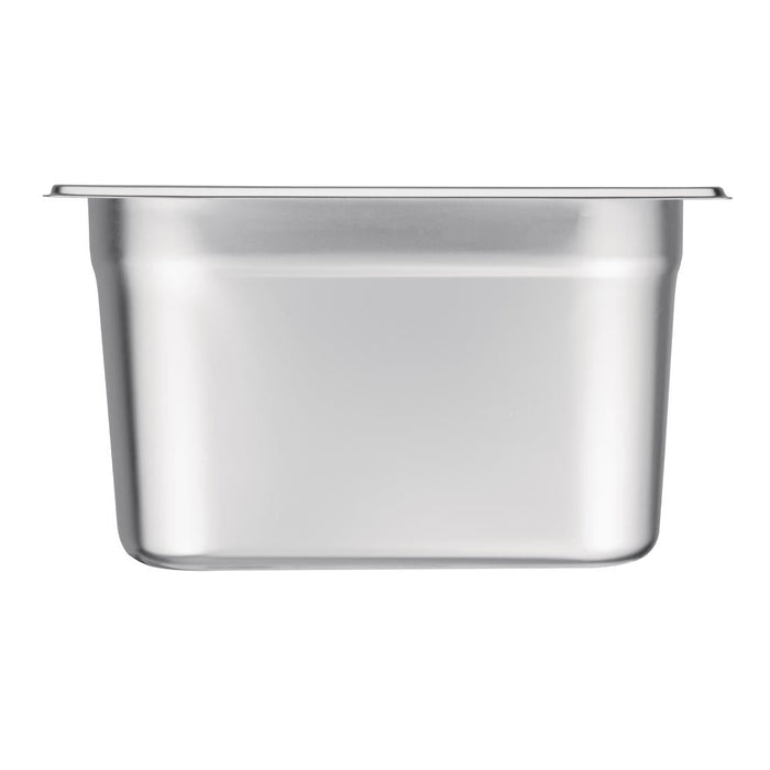 Vogue Stainless Steel 1/4 Gastronorm Tray 150mm Vogue