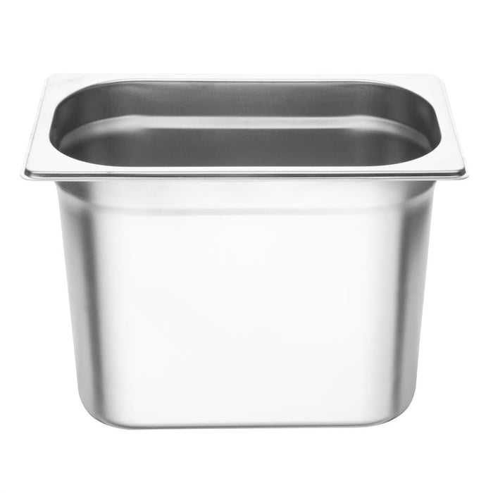 Vogue Stainless Steel 1/4 Gastronorm Tray 200mm Vogue
