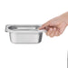 Vogue Stainless Steel 1/9 Gastronorm Tray 65mm Vogue