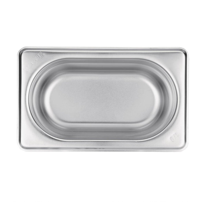 Vogue Stainless Steel 1/9 Gastronorm Tray 100mm Vogue