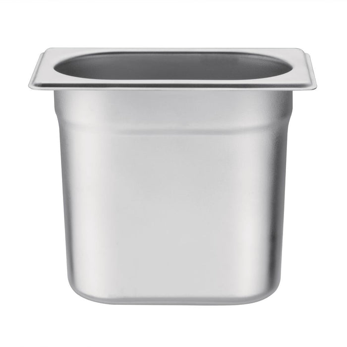 Vogue Stainless Steel 1/9 Gastronorm Tray 150mm Vogue