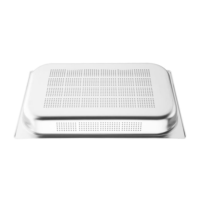 Vogue Stainless Steel Perforated 1/1 Gastronorm Tray 65mm Vogue