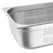 Vogue Stainless Steel Perforated 1/1 Gastronorm Tray 150mm Vogue