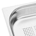 Vogue Stainless Steel Perforated 1/2 Gastronorm Tray 65mm Vogue