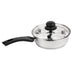 Size: 200(Ø)mm. Capacity: 4 Eggs. Material: Stainless Steel
