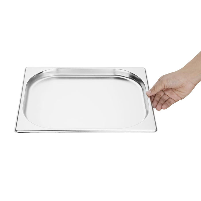 Vogue Stainless Steel 1/2 Gastronorm Tray 20mm Vogue