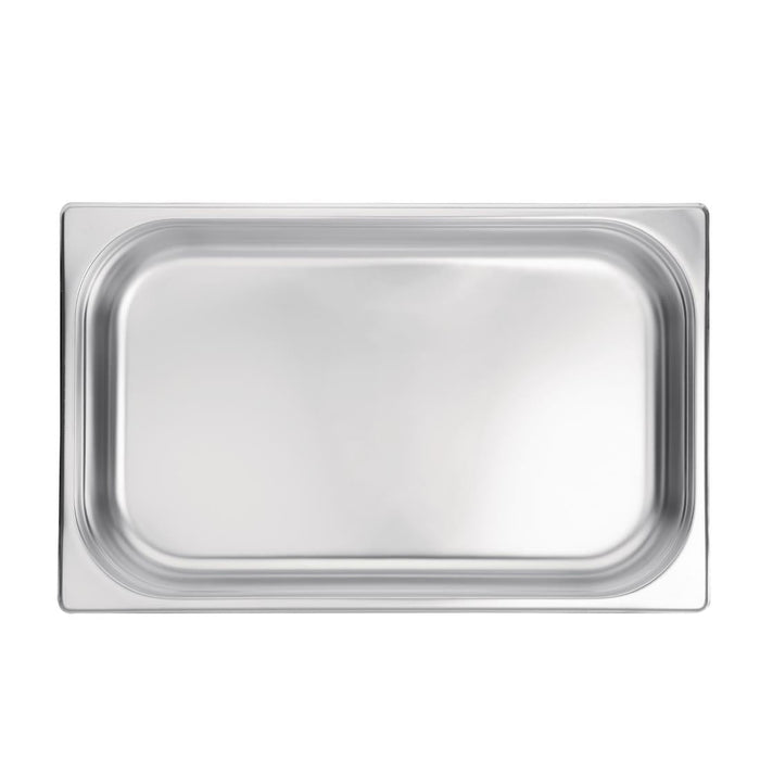 Vogue Stainless Steel 1/1 Gastronorm Tray 100mm Vogue