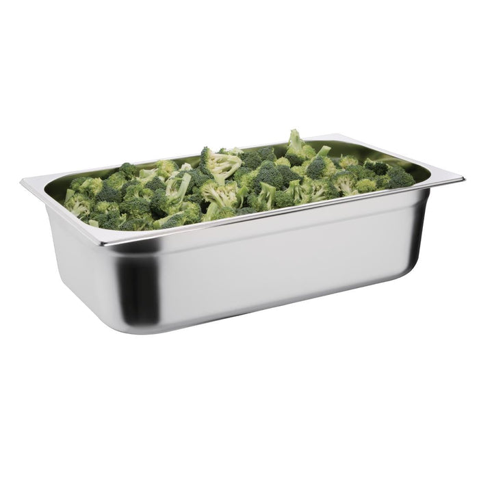 Vogue Stainless Steel 1/1 Gastronorm Tray 150mm Vogue