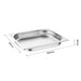 Vogue Stainless Steel 1/2 Gastronorm Tray 40mm Vogue