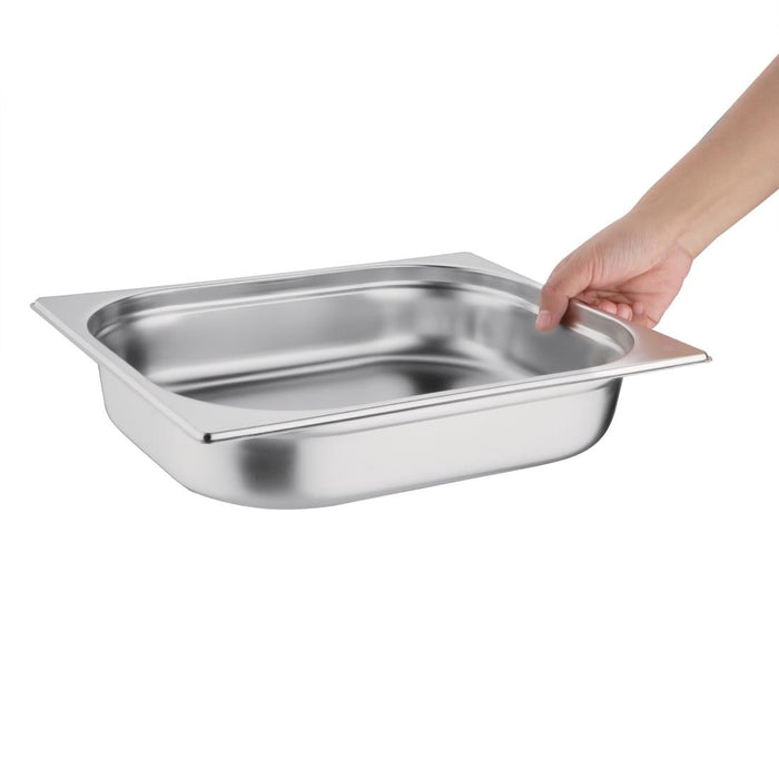 Vogue Stainless Steel 1/2 Gastronorm Tray 65mm Vogue