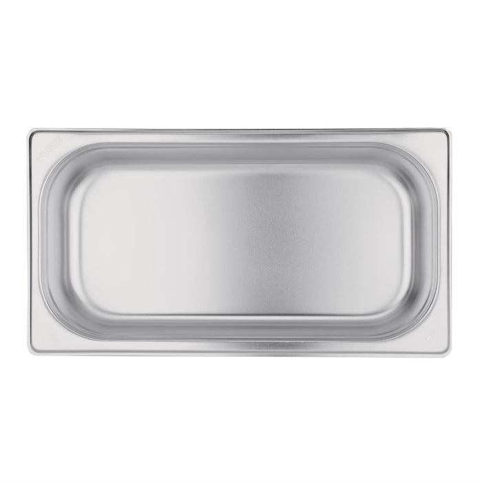 Vogue Stainless Steel 1/3 Gastronorm Tray 65mm Vogue