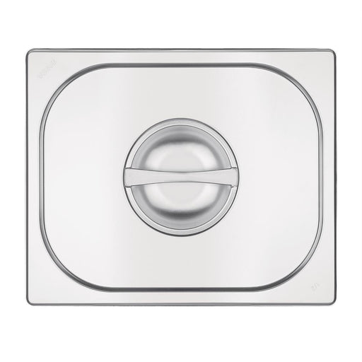 Vogue Stainless Steel 1/2 Gastronorm Lid Vogue