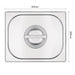 Vogue Stainless Steel 1/2 Gastronorm Lid Vogue