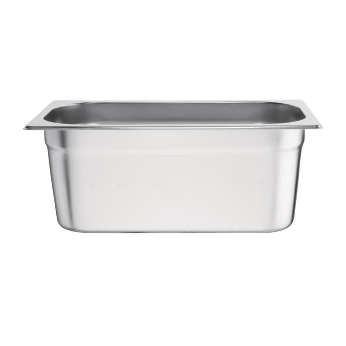 Vogue Stainless Steel 1/3 Gastronorm Tray 100mm Vogue