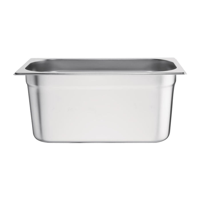 Vogue Stainless Steel 1/3 Gastronorm Tray 150mm Vogue
