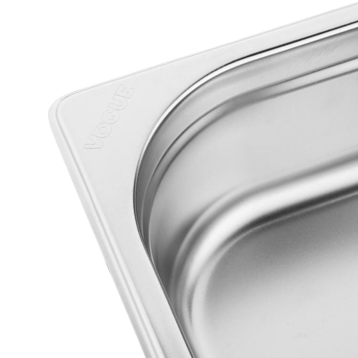 Vogue Stainless Steel 1/6 Gastronorm Tray 65mm Vogue