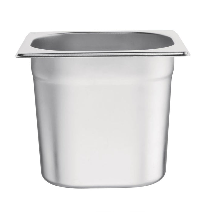 Vogue Stainless Steel 1/6 Gastronorm Tray 150mm Vogue