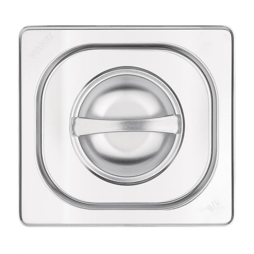 Vogue Stainless Steel 1/6 Gastronorm Lid Vogue