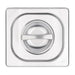 Vogue Stainless Steel 1/6 Gastronorm Lid Vogue