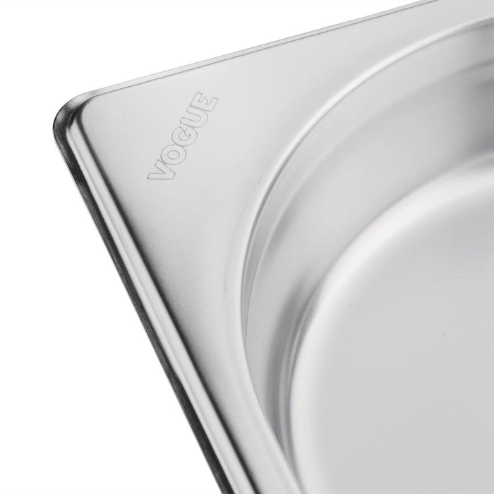Vogue Stainless Steel 1/1 Gastronorm Tray 40mm Vogue