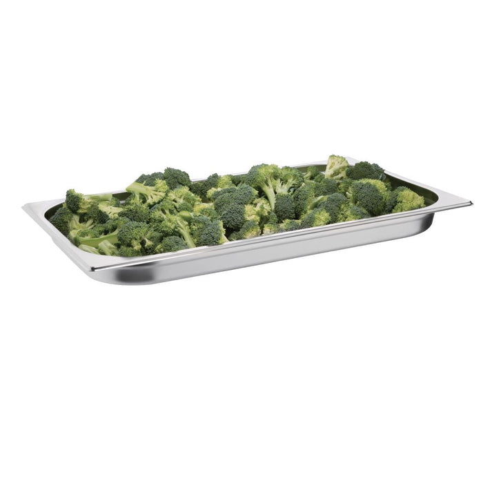 Vogue Stainless Steel 1/1 Gastronorm Tray 40mm Vogue