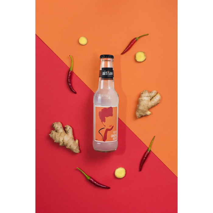 Artisan Drinks Fiery Ginger Beer Bottles 200ml (24 pack) The Artisan Drinks Co
