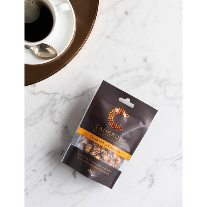 Cambrook Caramelised Sesame Peanuts Snack Pack 45g (12 Pack) Cambrook