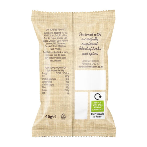 Cambrook Dry Roasted Peanuts Snack Pack 45g (24 Pack) Cambrook