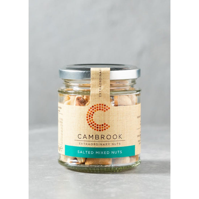 Cambrook Baked Salted Classic Mixed Nuts Glass Jar 95g (15 Pack) Cambrook
