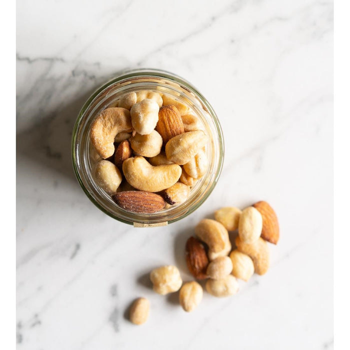 Cambrook Baked Salted Classic Mixed Nuts Glass Jar 95g (15 Pack) Cambrook