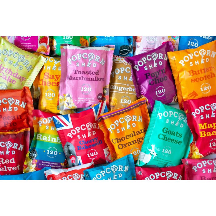 Popcorn Shed Toffee Mini Pop! Single Serve Bag 28g (24 Pack) Popcorn Shed