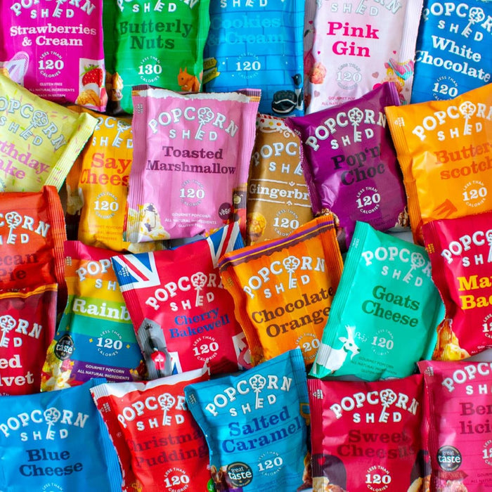 Popcorn Shed Birthday Cake Popcorn Snack Pack 24g (16 Pack) Popcorn Shed