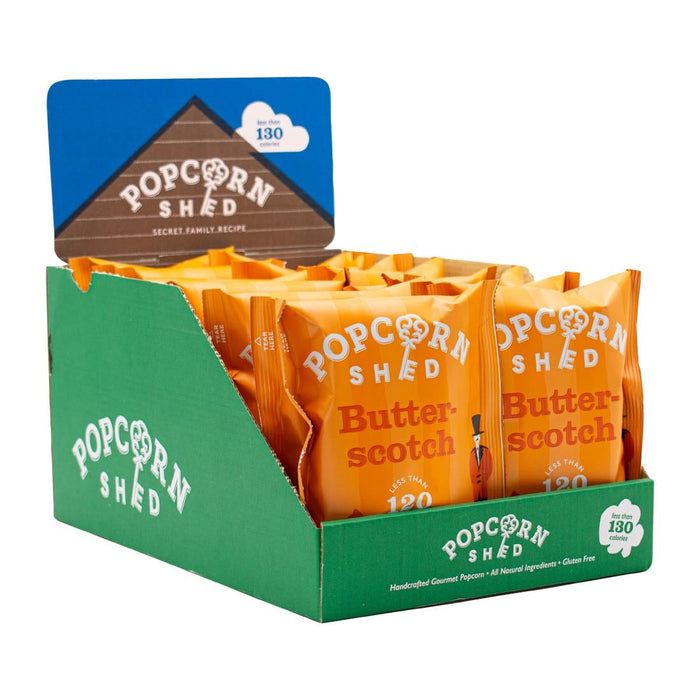 Popcorn Shed Butterscotch Popcorn Snack Pack 24g (16 Pack) Popcorn Shed