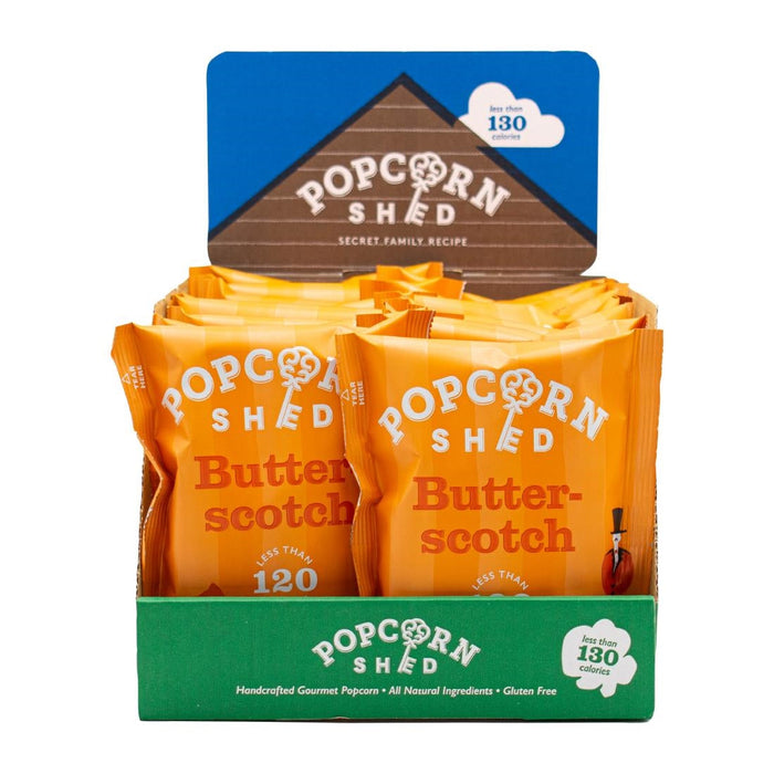 Popcorn Shed Butterscotch Popcorn Snack Pack 24g (16 Pack) Popcorn Shed