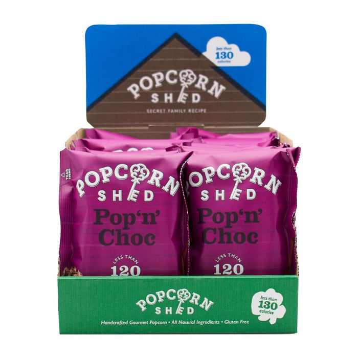 Popcorn Shed Pop N Choc Popcorn Snack Pack 24g (16 Pack) Popcorn Shed