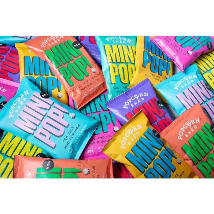 Popcorn Shed Toffee Mini Pop! Single Serve Bag 28g (24 Pack) Popcorn Shed