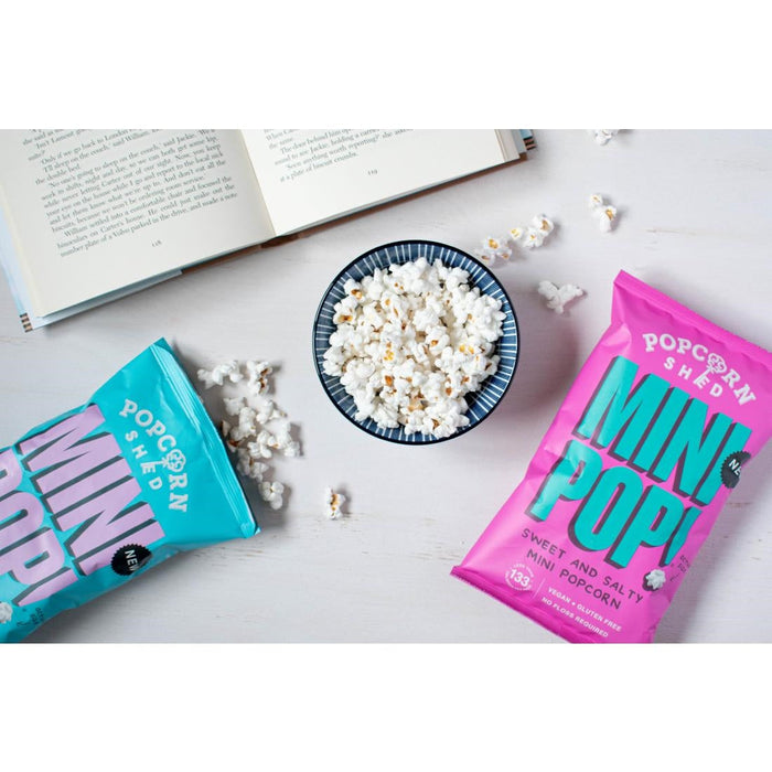 Popcorn Shed Salt & Vinegar Mini Pop! Single Serve Bag 22g (24 Pack) Popcorn Shed