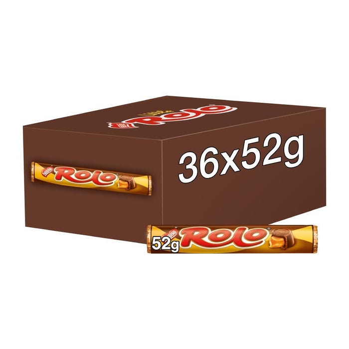 Nestle Rolo Chocolate and Caramel Tubes 52g (36 Pack) Nestle