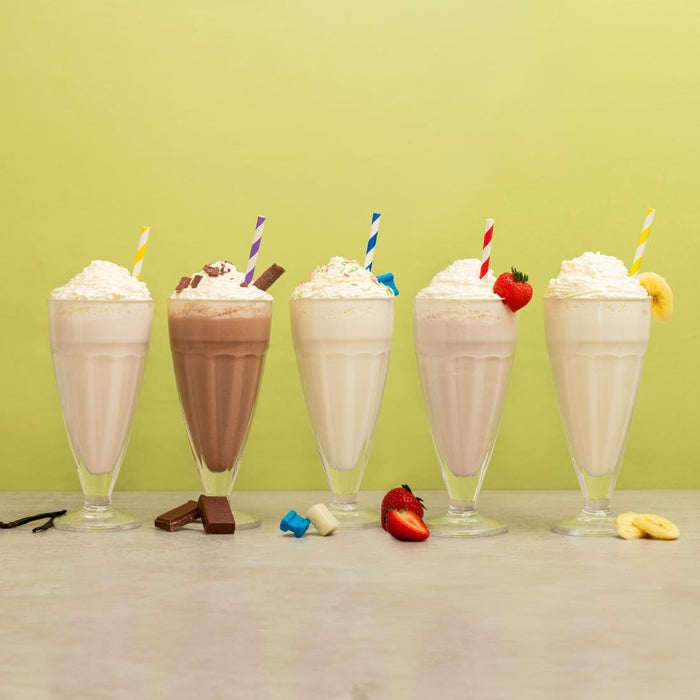 Dinoshakes Sugar Free Banana Milkshake Mix 1Ltr Simply