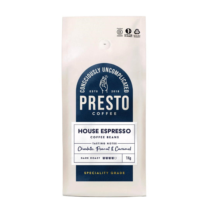 Medium/Dark Roast. Pack Size: 1kg