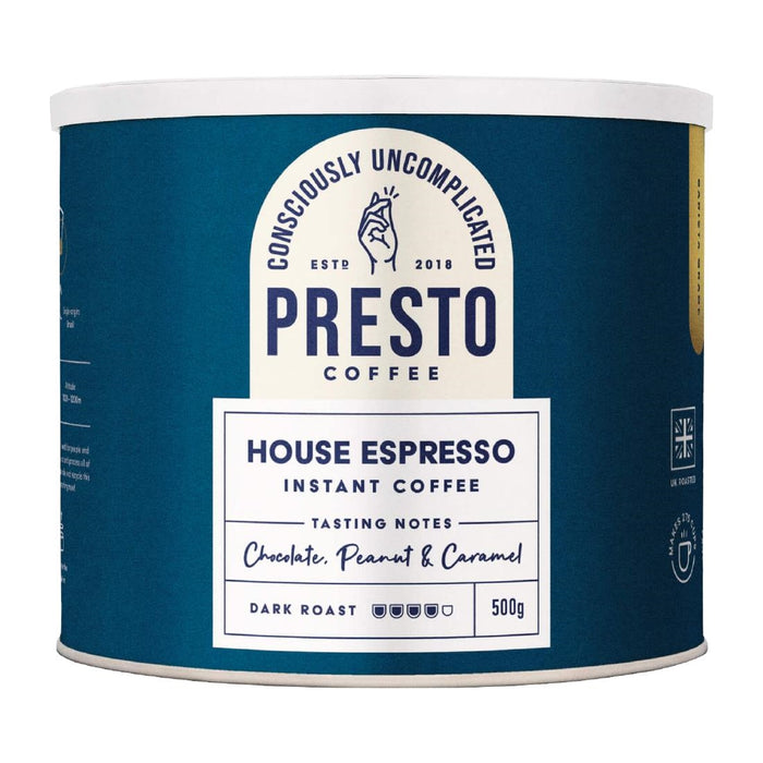 Medium/Dark Roast. Pack Size: 500g