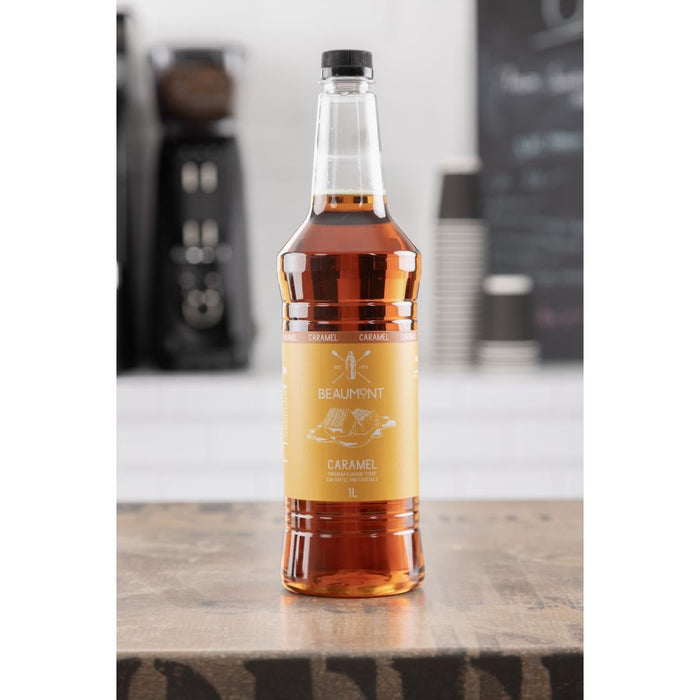 Beaumont Caramel Syrup 1Ltr Beaumont