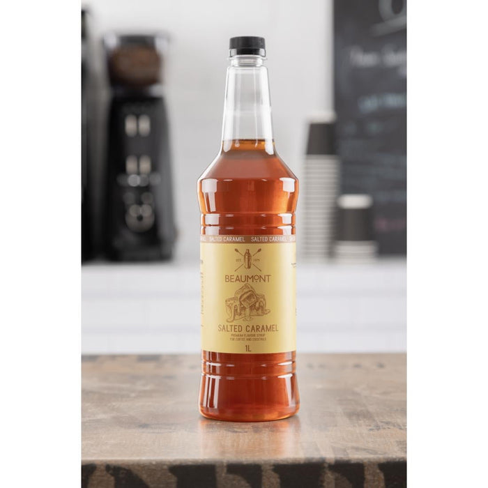 Beaumont Salted Caramel Syrup 1Ltr Beaumont
