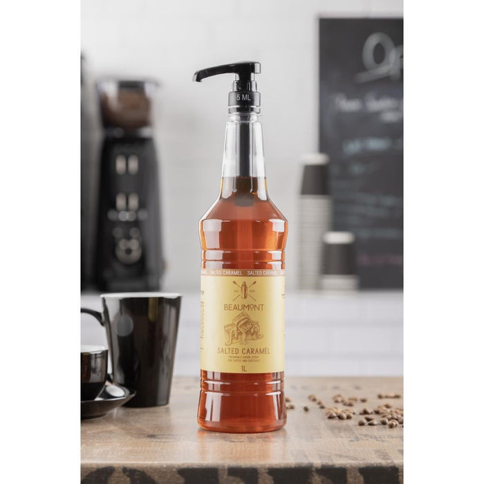 Beaumont Salted Caramel Syrup 1Ltr Beaumont