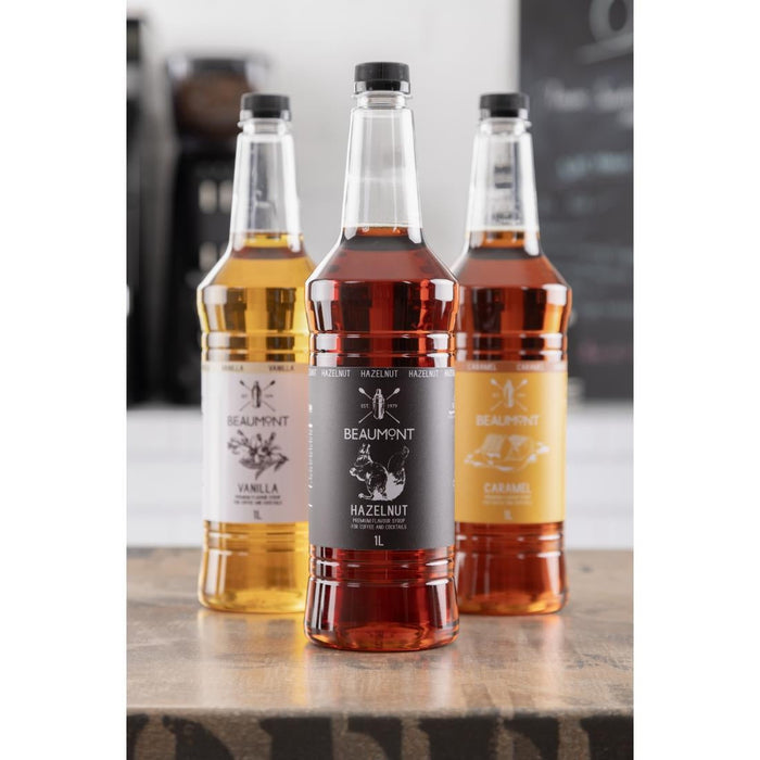 Beaumont Hazelnut Syrup 1Ltr Beaumont